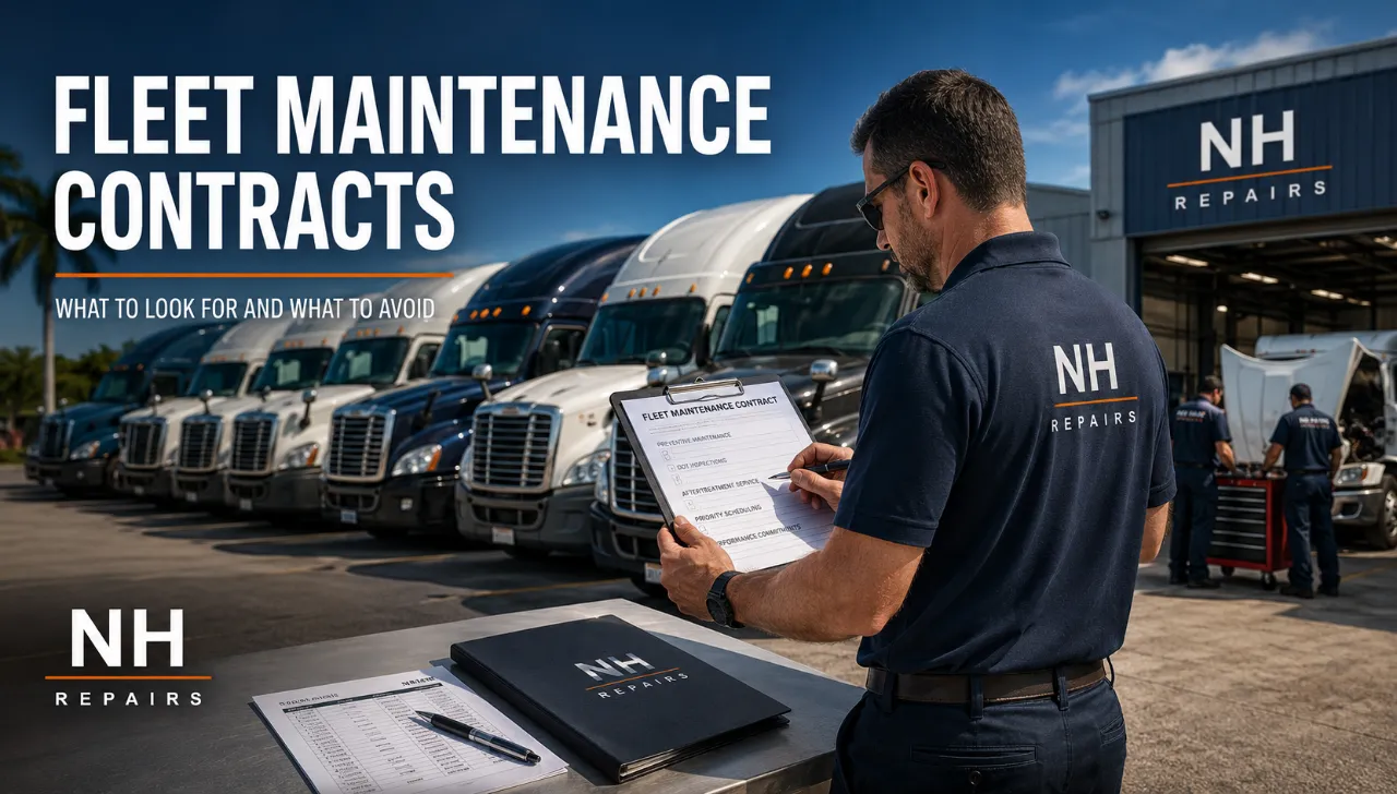 Fleet maintenance.