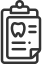 Cosmetic dentistry treatment icon