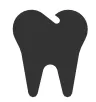 Icon representing crooked teeth