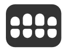 Icon representing a broken tooth