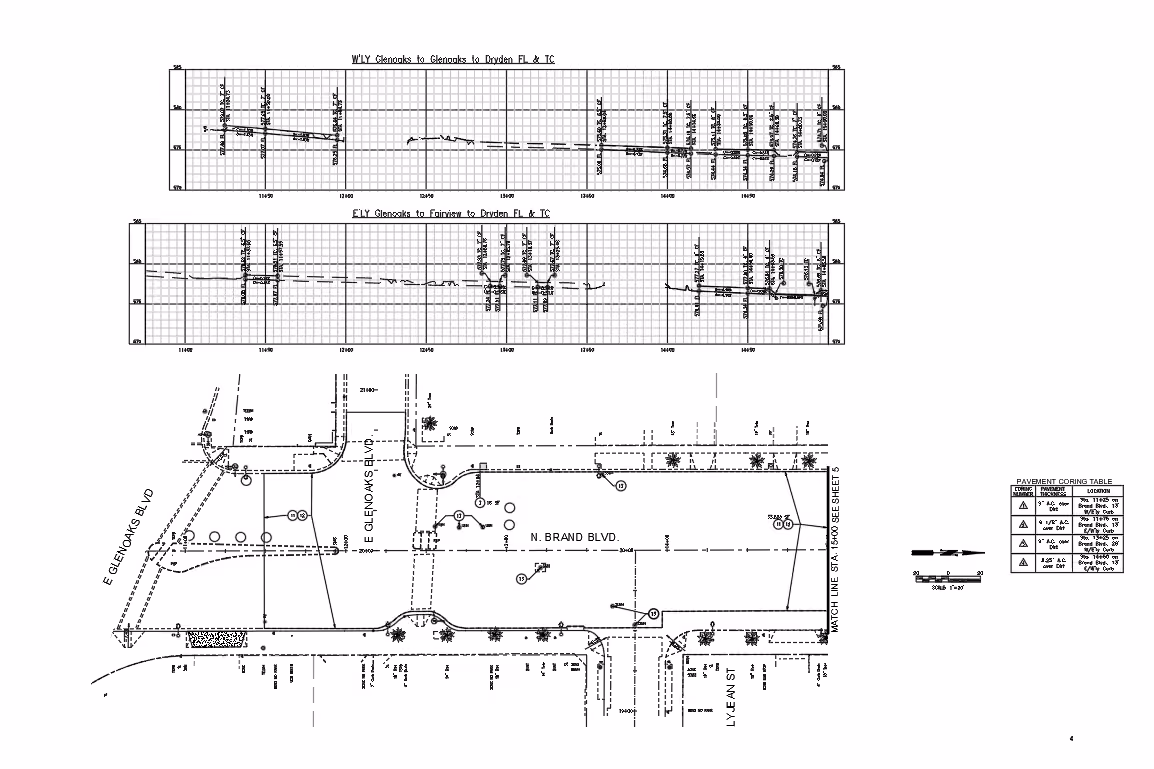 Street plan and profile