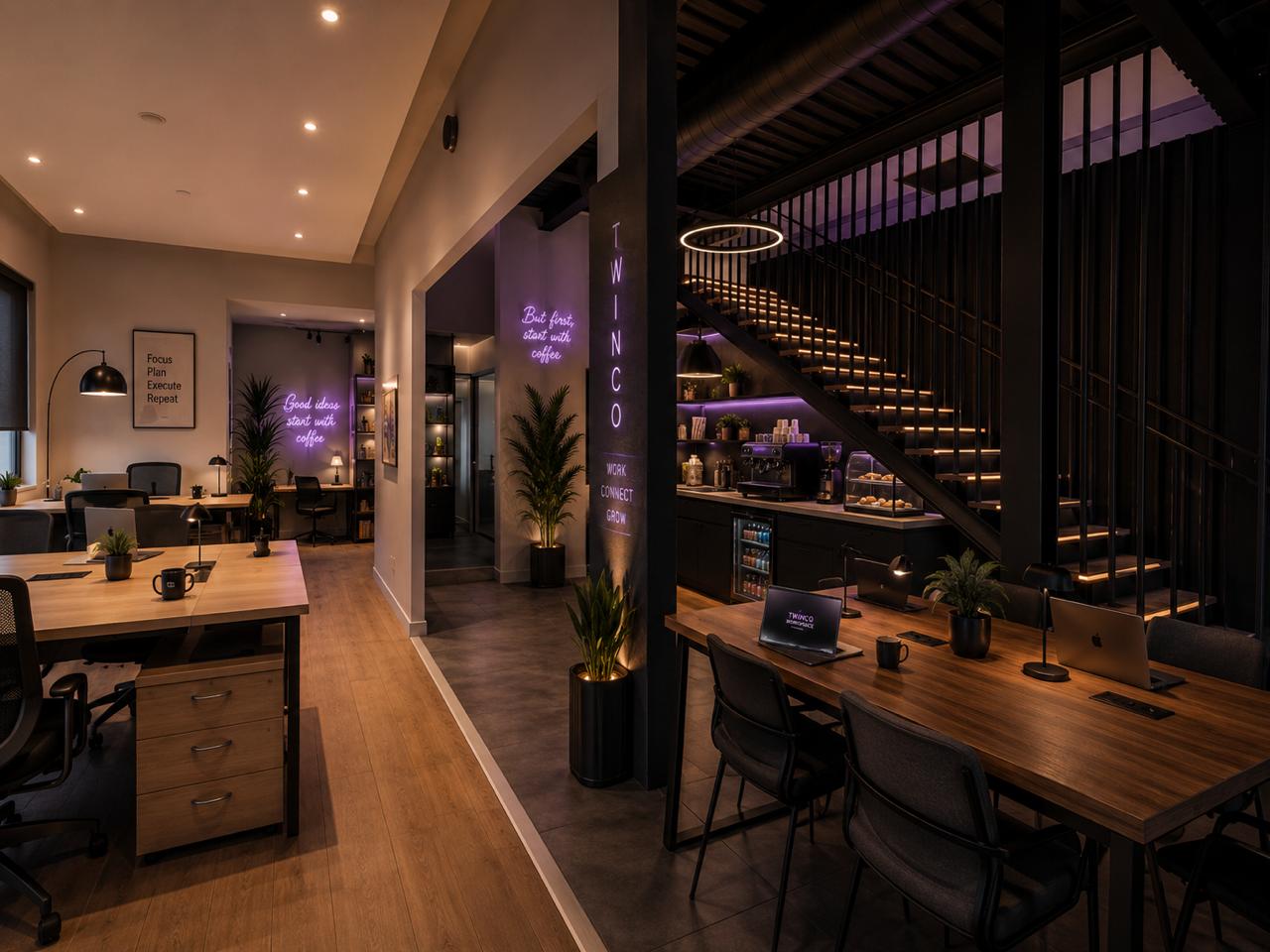 Café coworking Toulouse — espace de travail Auréa Space avec Wi-Fi et prises