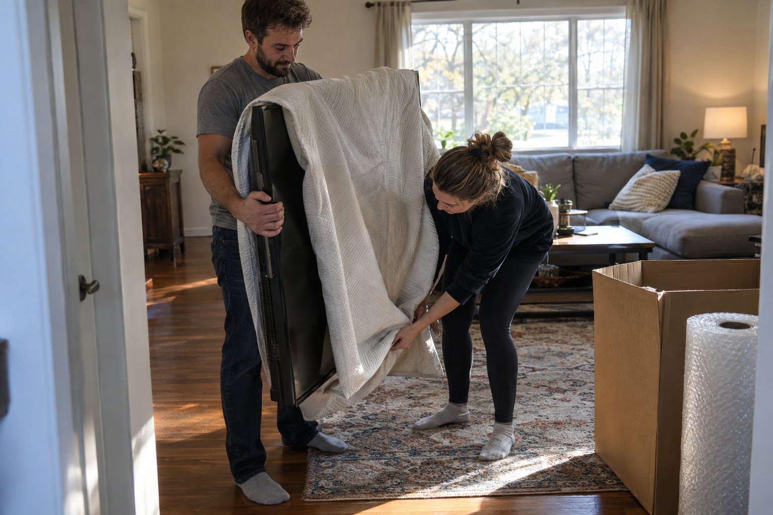 How To Pack A Tv For Moving