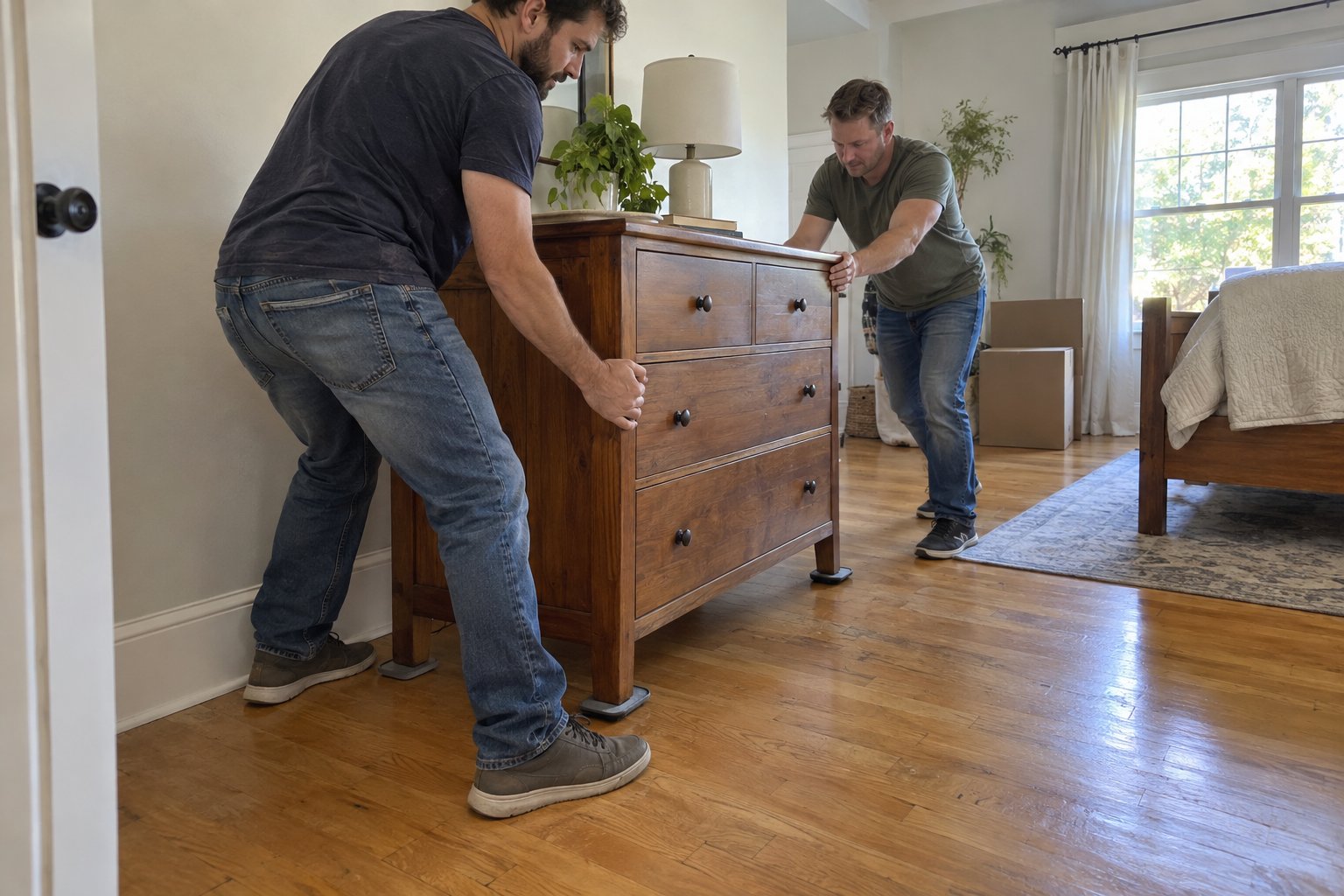 How To Move Furniture Across Hardwood Floors