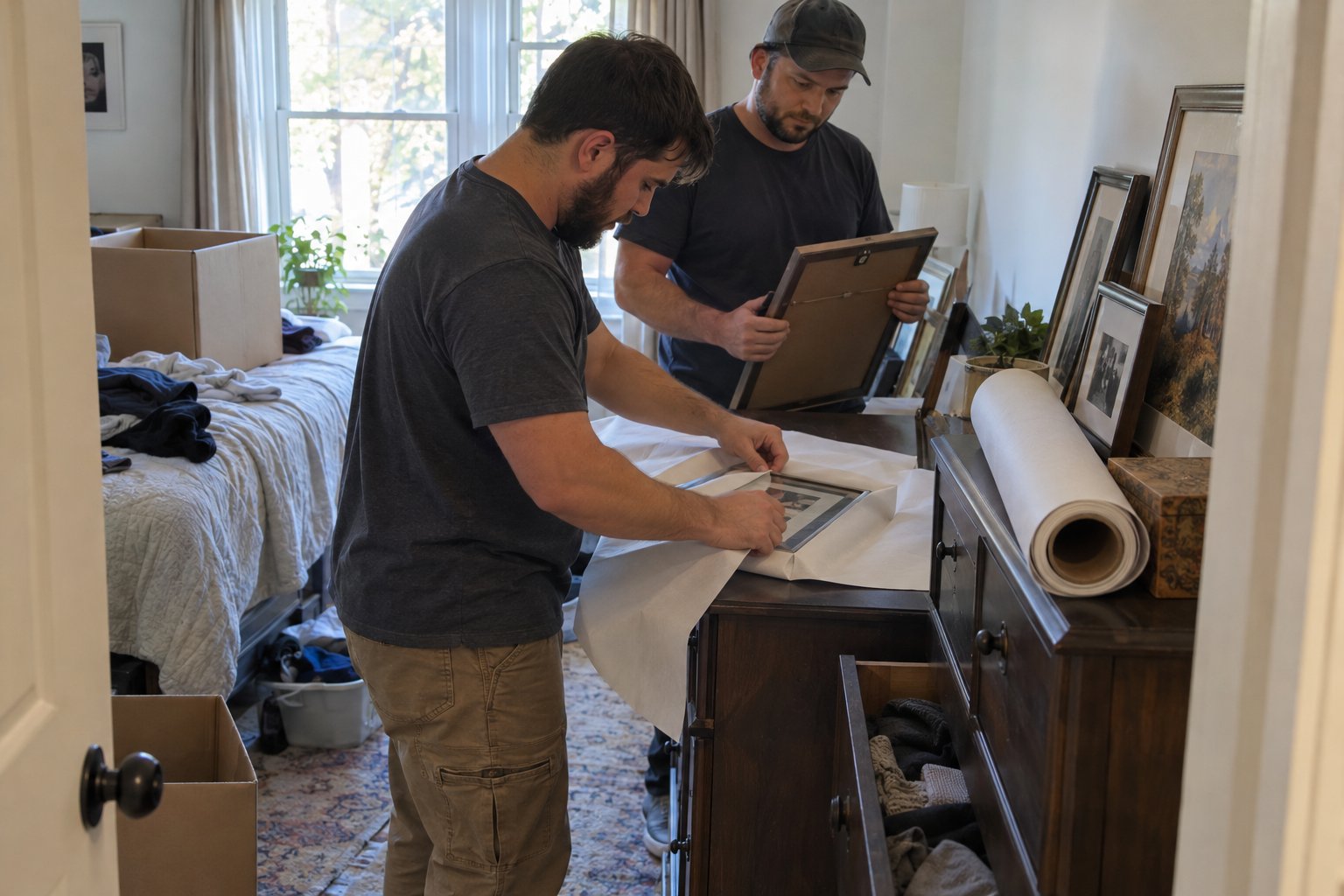 How To Pack Picture Frames For Moving