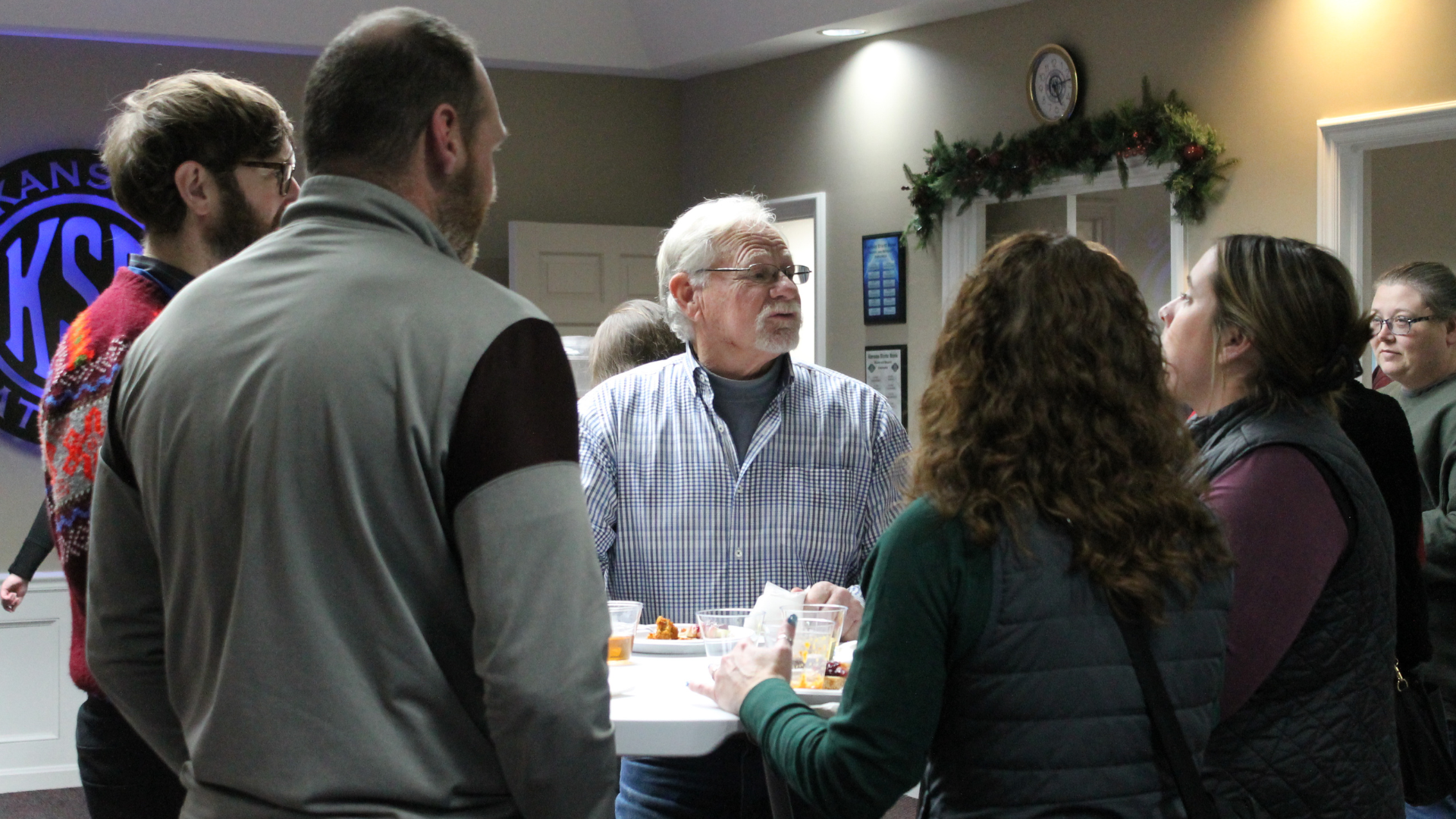 image of travel tech demonstration at a fair