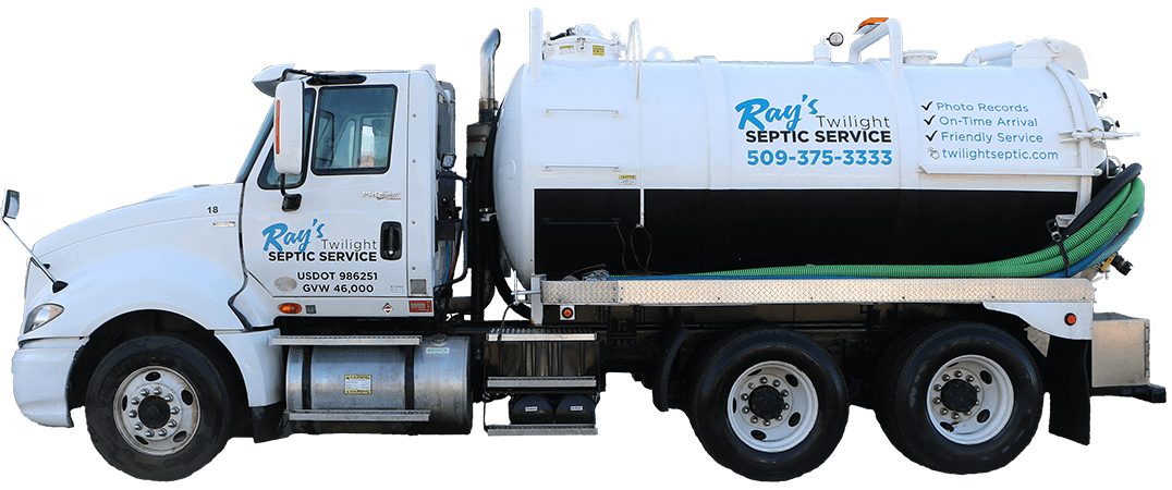 Ray's Twilight Septic Service Truck