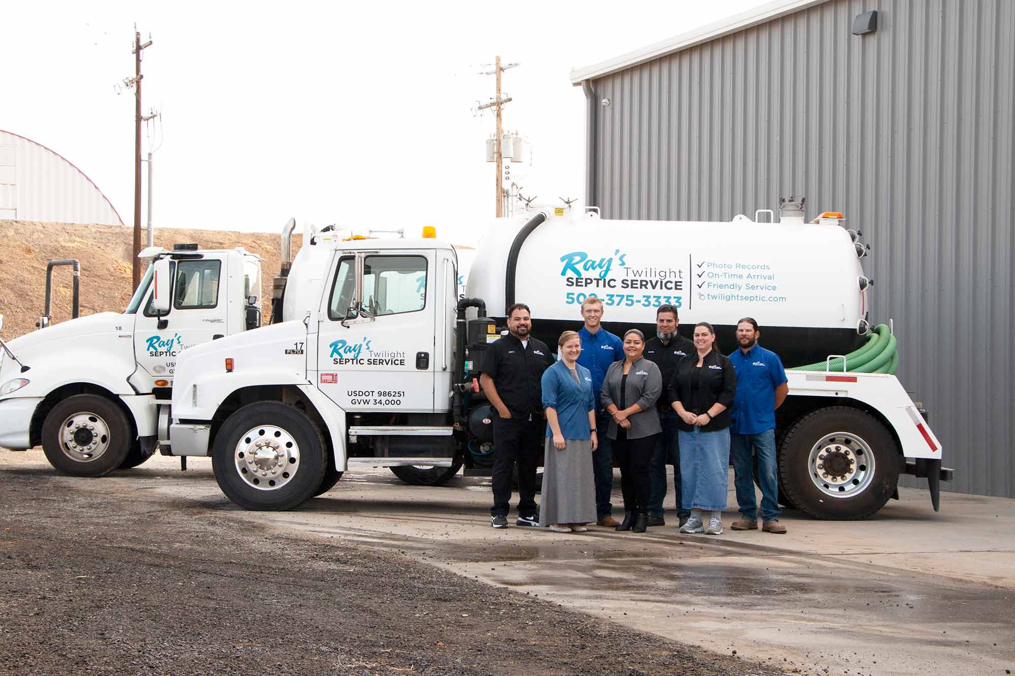 Ray's Twilight Septic Service Team