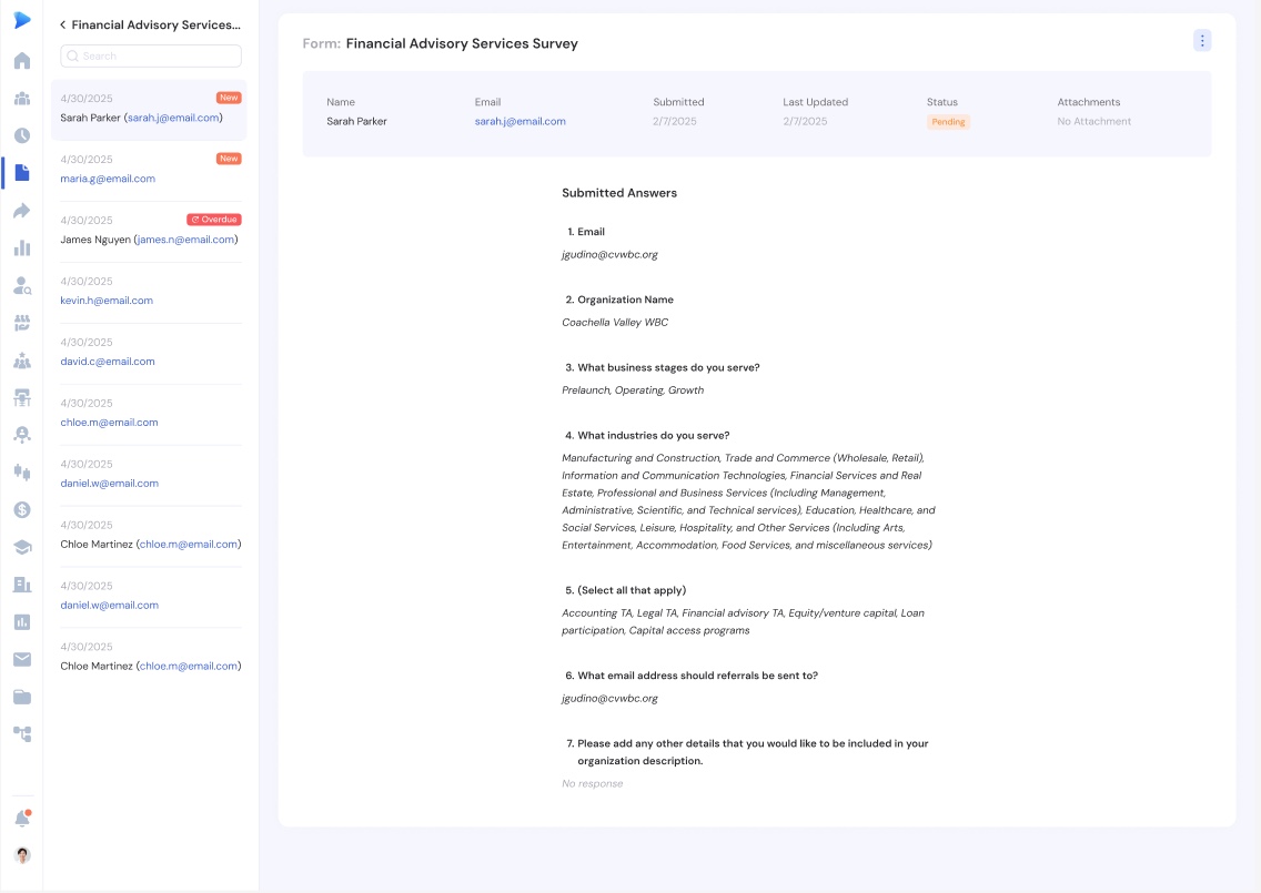 Event calendar with card, list, and calendar views