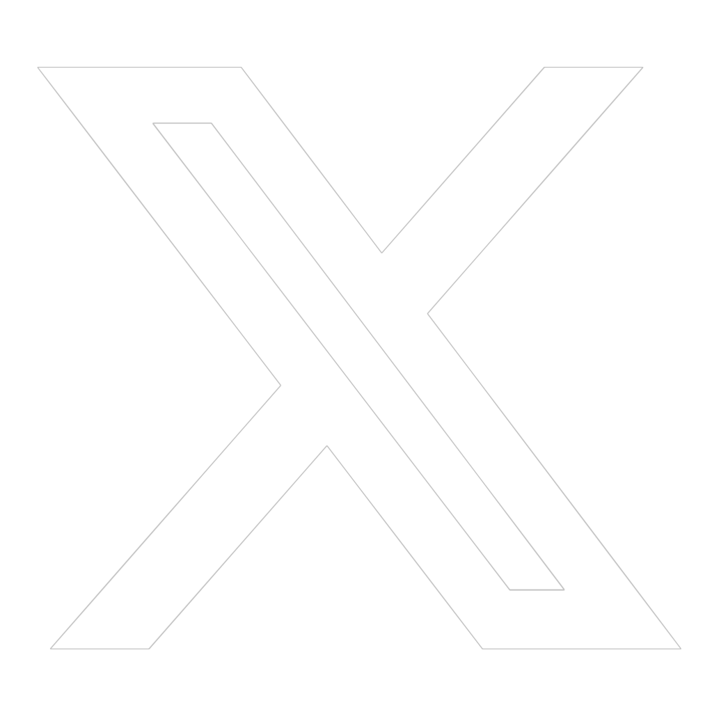 A black and white logo featuring a bold, stylized "X" on a dark background.