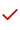 Red check mark icon on a transparent background.