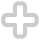 Black outlined plus sign with a white center on transparent background.