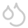Icon of a water droplet and an upward arrow forming a loop.