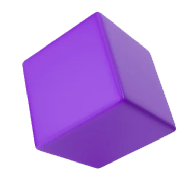 box purple 3d icon