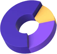 circle-graph 3d icon