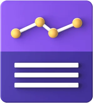 box-graph 3d icon