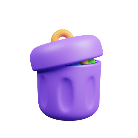 trash-purple-3d-icon