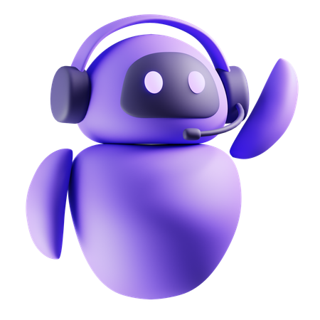 ai-robot-3d-raising hand