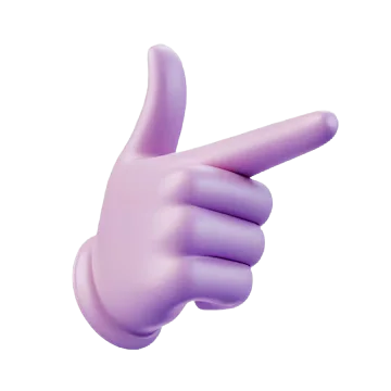 hands pointing oto the right 3d
