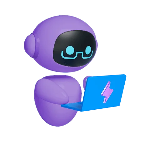 robot-studying-in-front-of-laptop