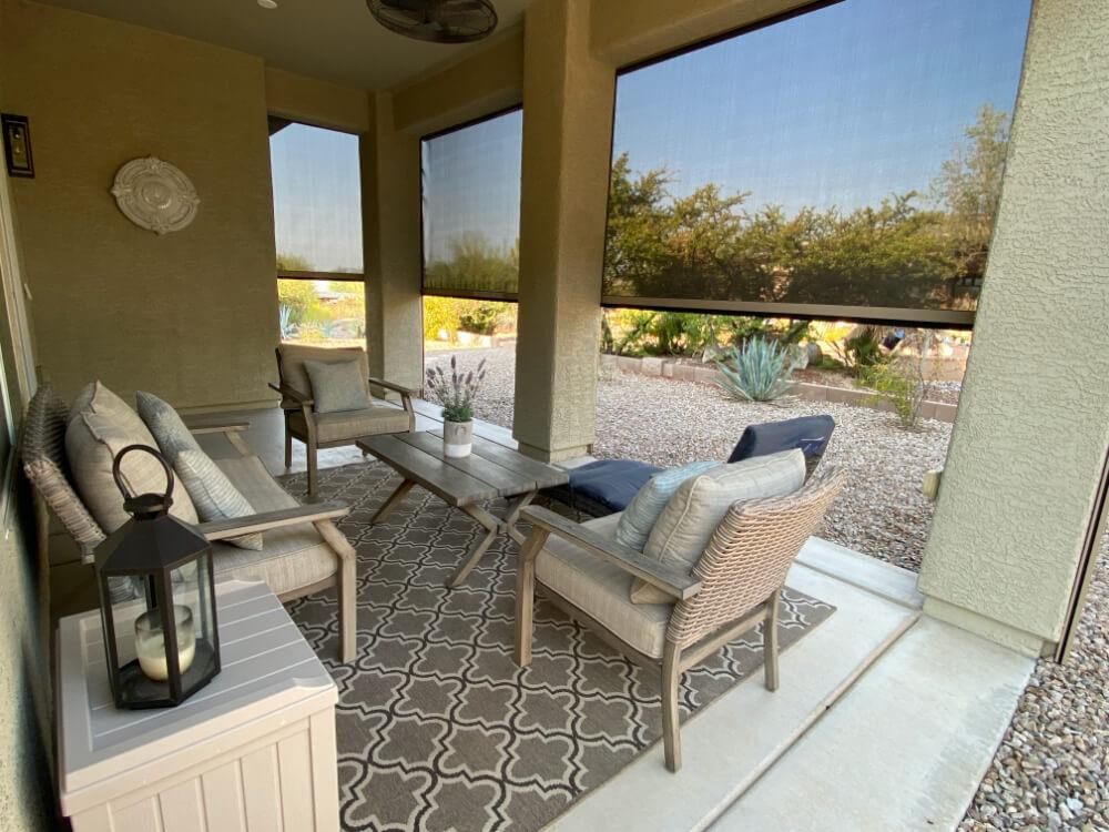Solar Screens in Phoenix for outdoor Patios