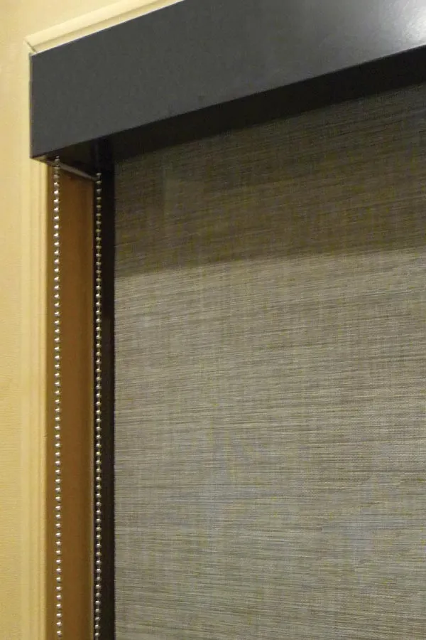 Interior shades with chain operation