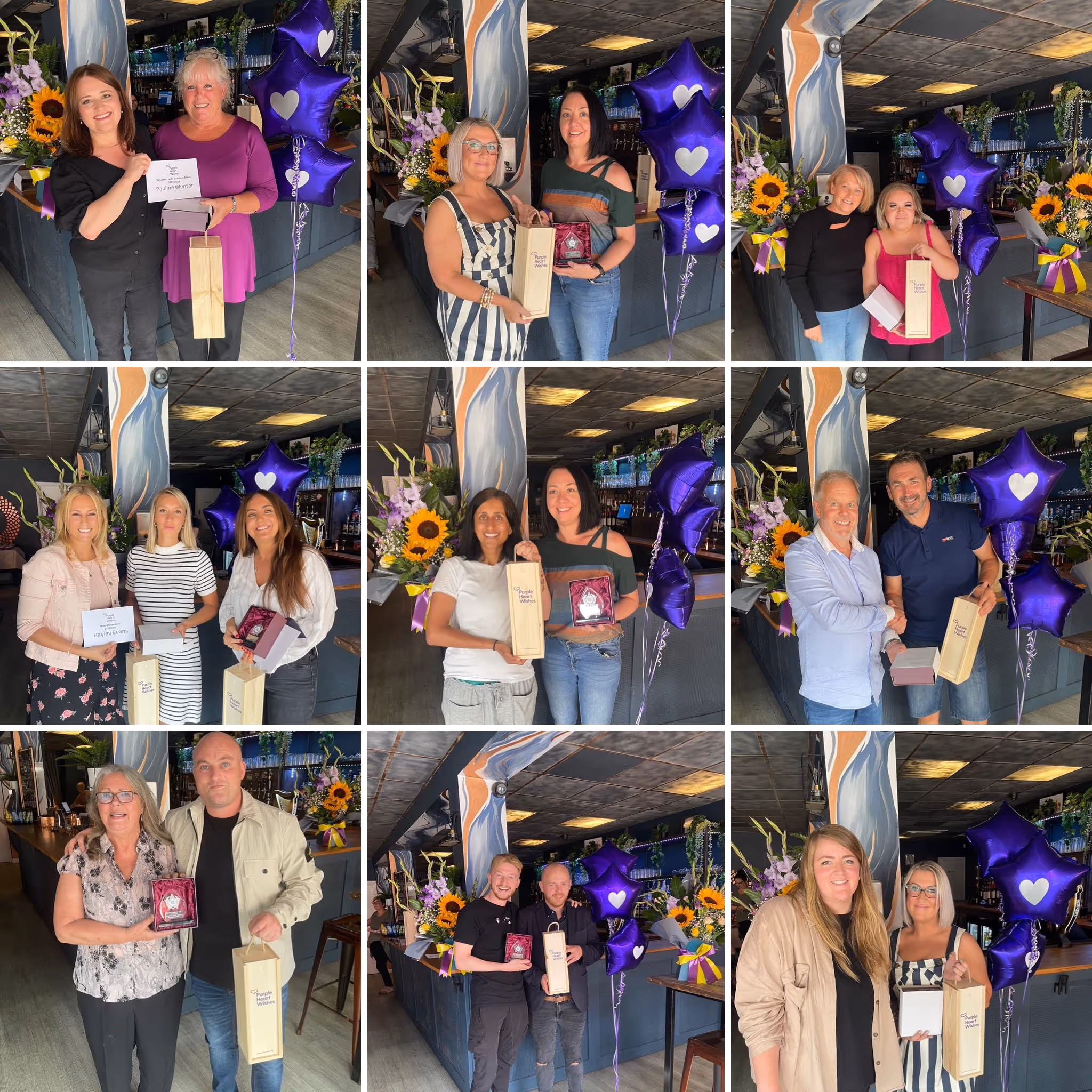 Gifts being given out