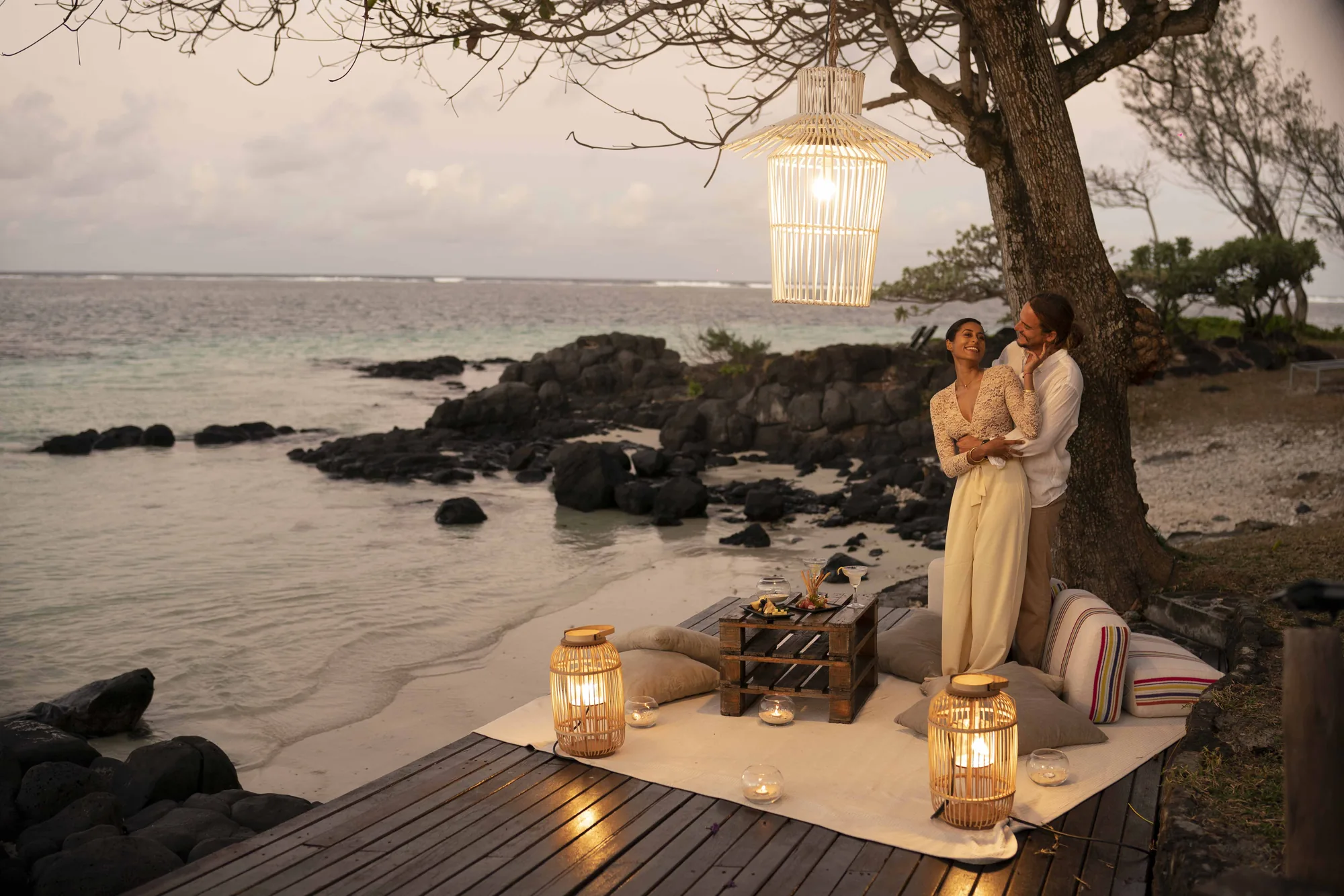 Verdant waterfall landscape in Mauritius with cascading cliffs and tropical foliage—Island Lilly’s immersive nature retreats rooted in serenity and renewal