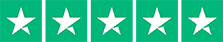 Trustpilot 5-star rating graphic