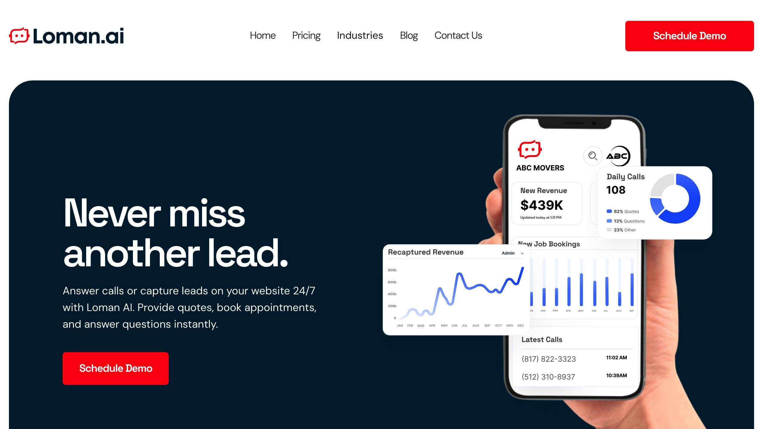 Loman's AI Receptionist