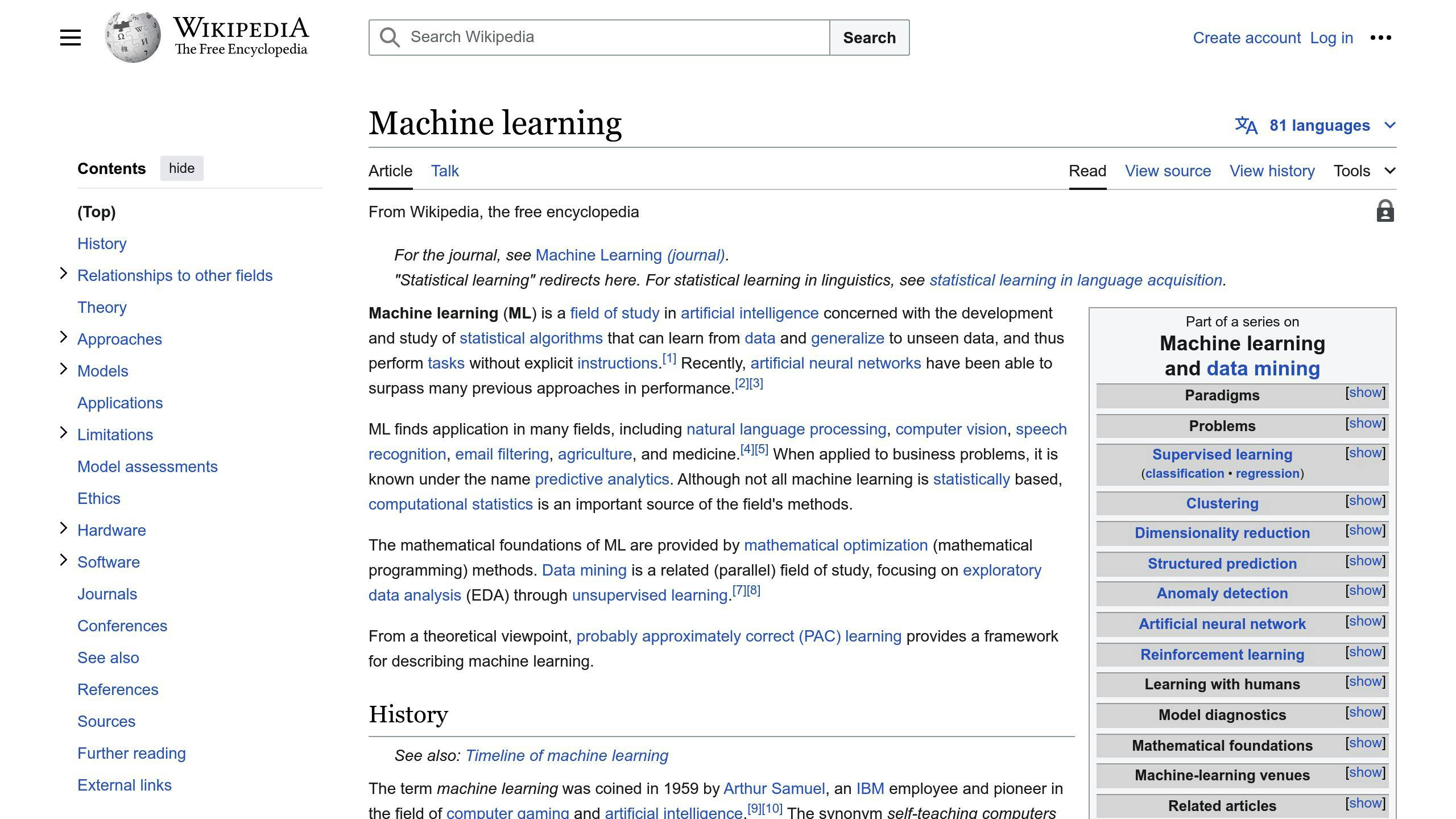 Machine Learning
