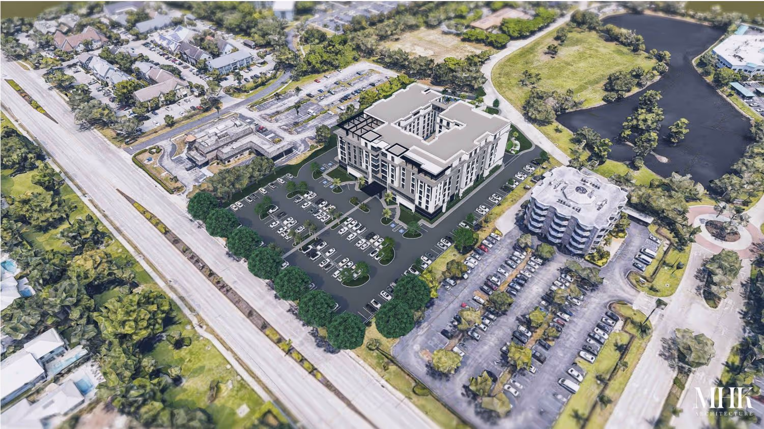 8-Story Naples Hotel Rendering