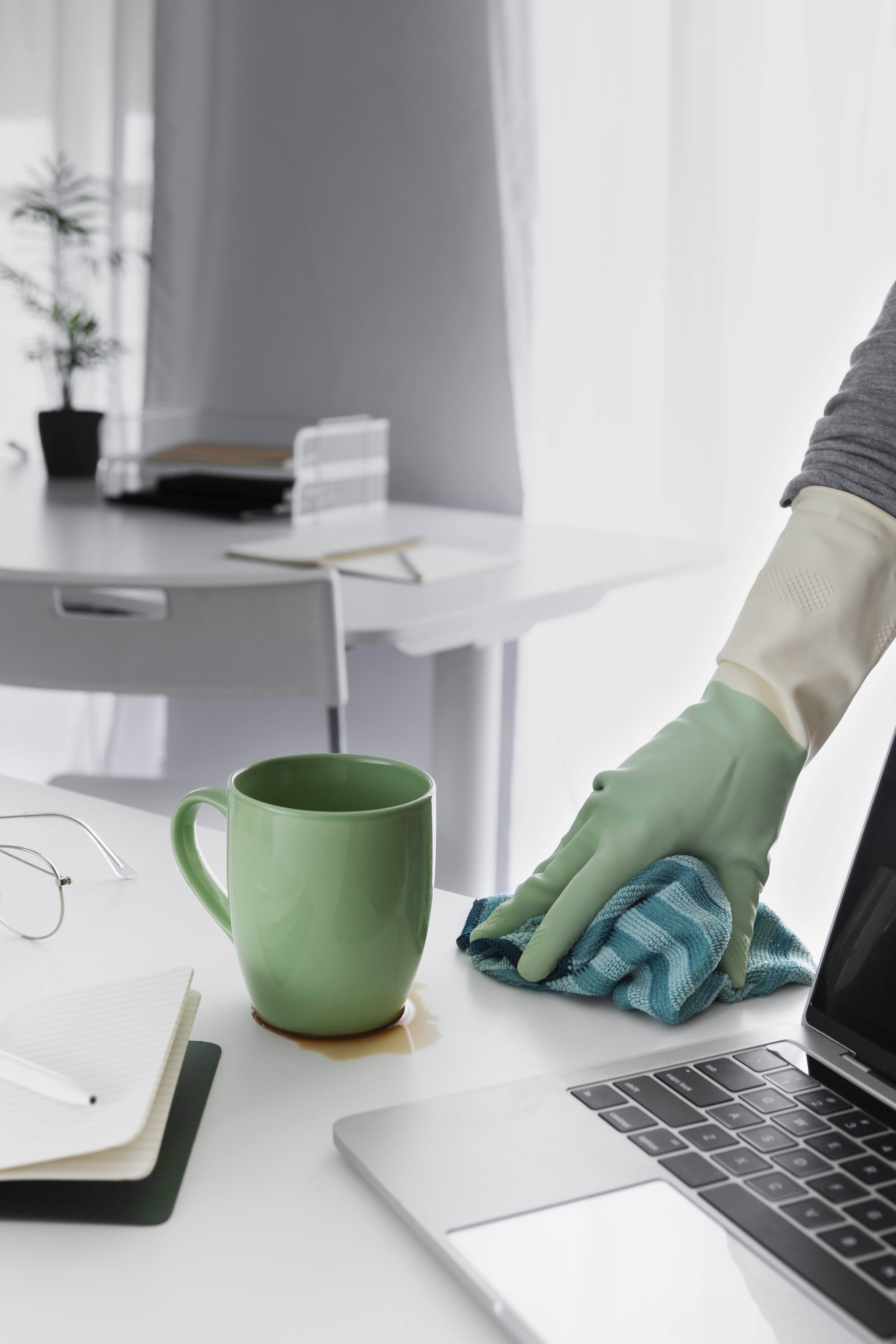 [background image] image of a busy tech company's office space (for a ai education tech company).