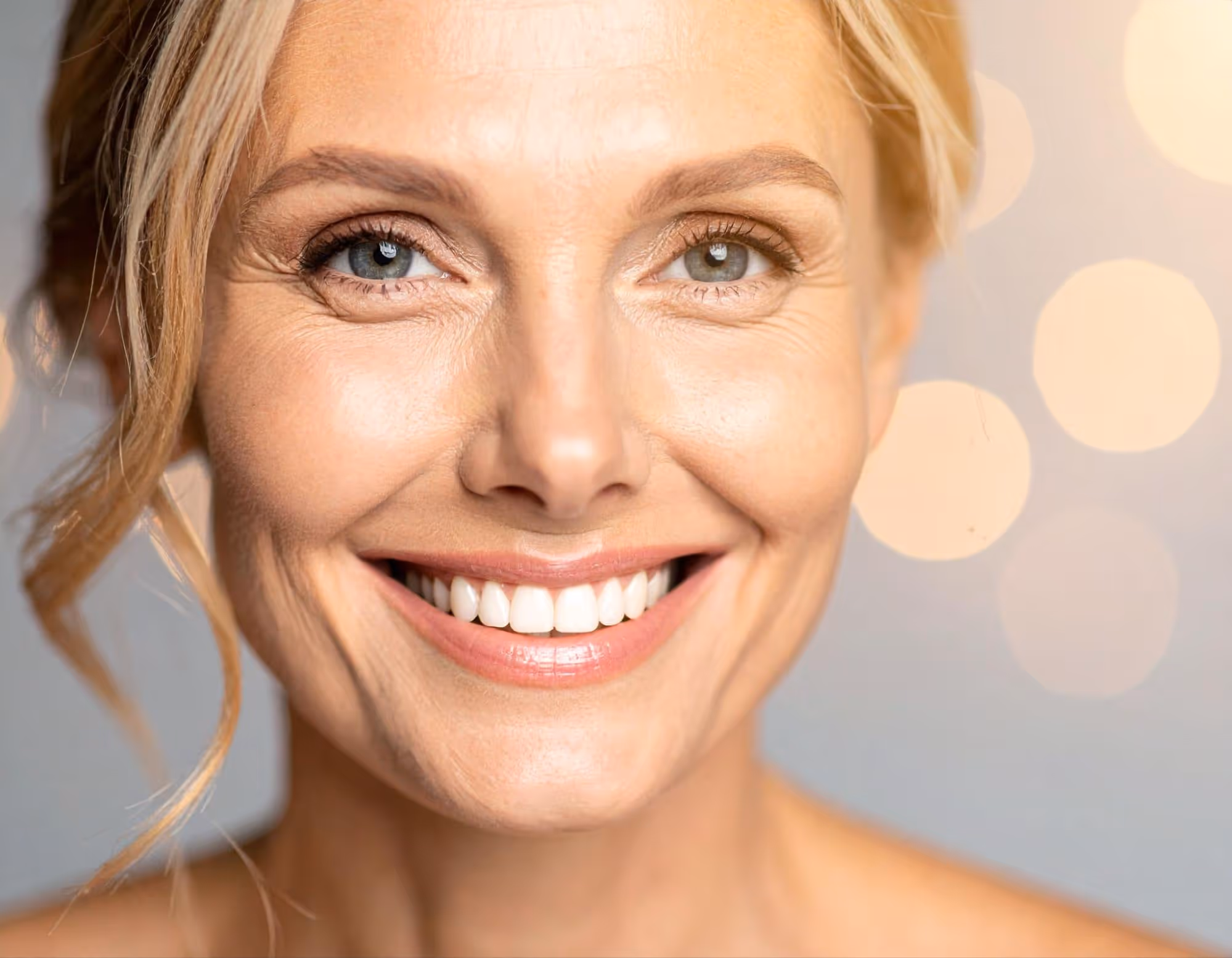 middle aged women smiling