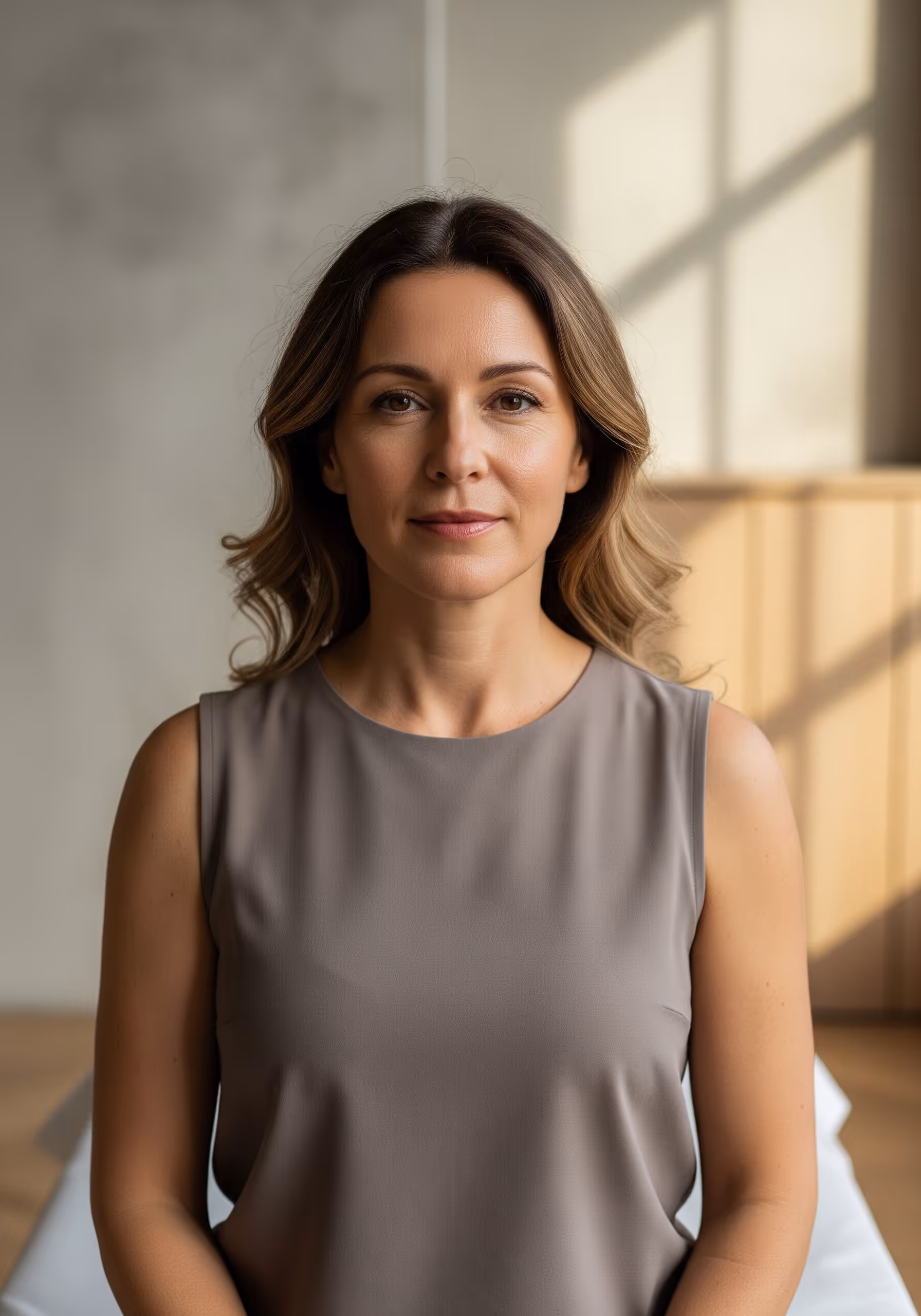 Confident middle-aged woman representing ThrIVwell's hormonal imbalance treatments for women