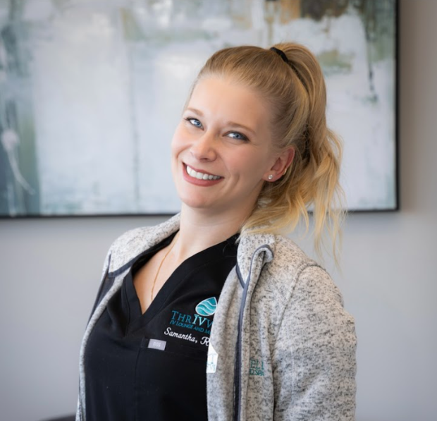 Samantha D’Ascanio, RN — Registered nurse with emergency and injectable care expertise at ThrIVwell.