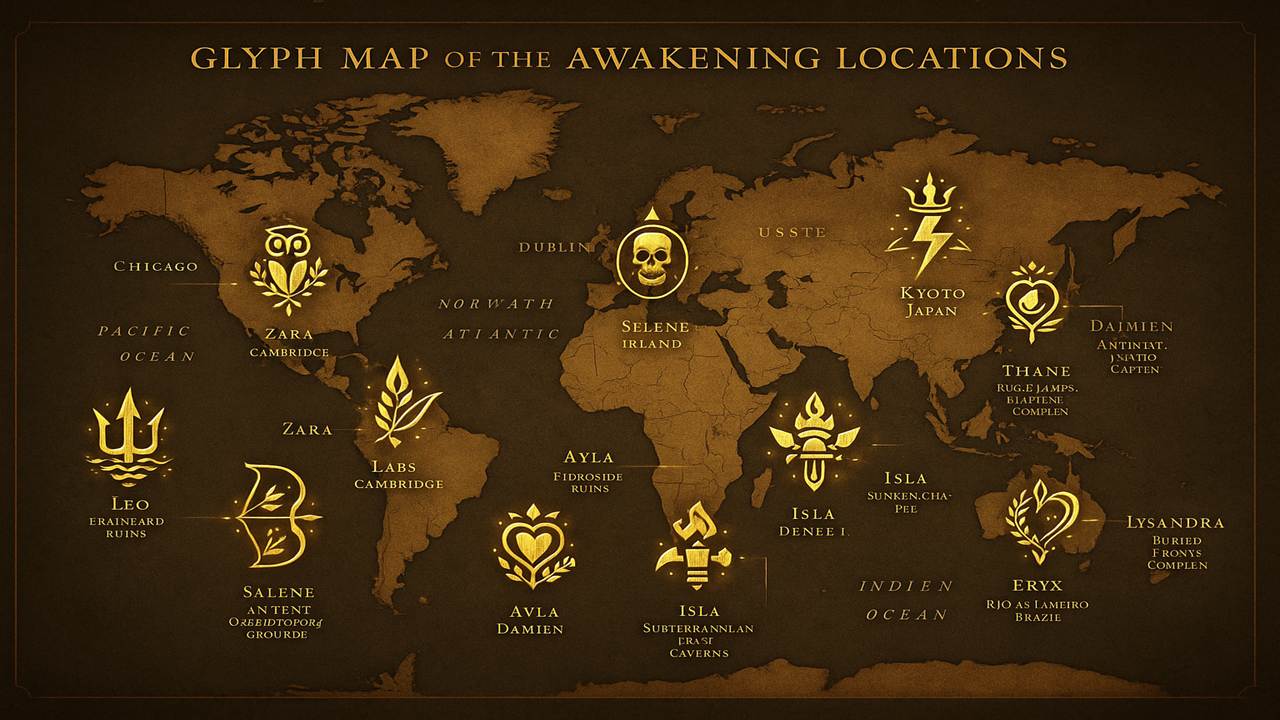 Map of Awakening Locations