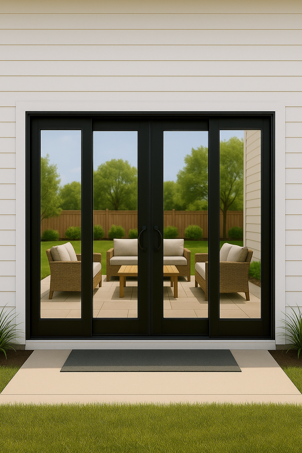 4-Panel Sliding Patio Door