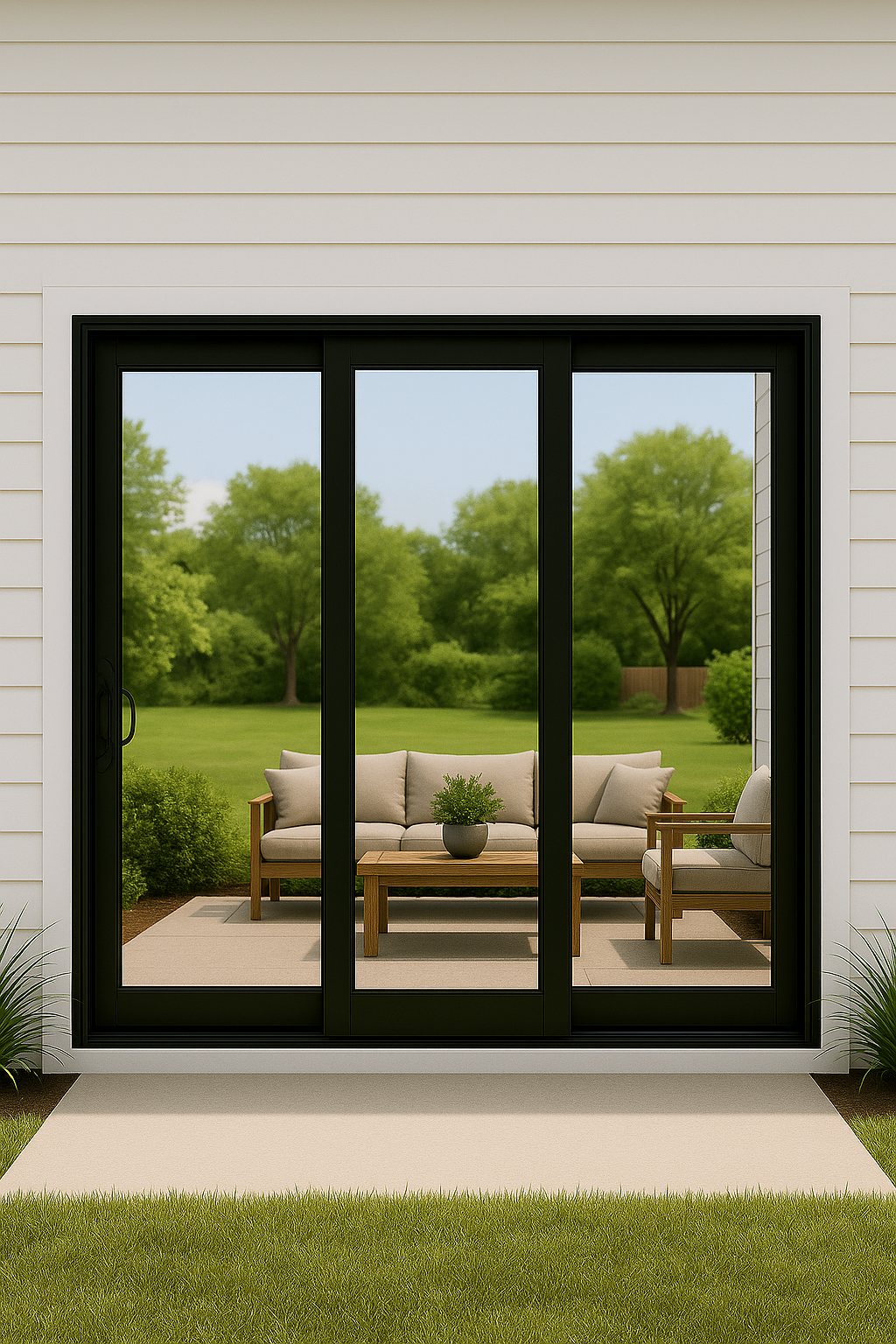 3-Panel Sliding Patio Door
