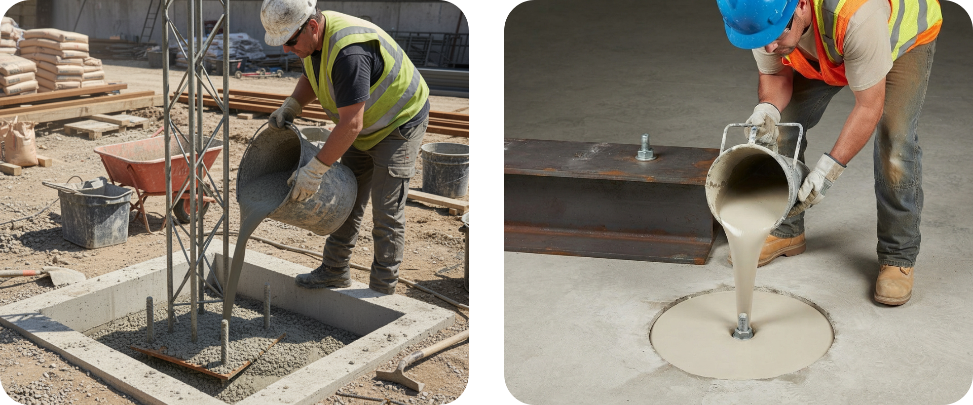Grout para construcción con propiedades de fluidez, adherencia, estabilidad y resistencia desarrollado con tecnologías de Treechem