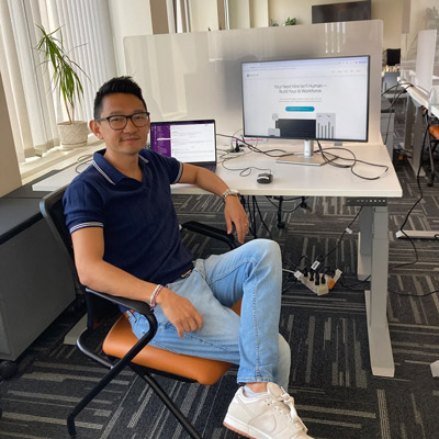 Jeff sitting down with Oswego County Business to talk Arcovo AI