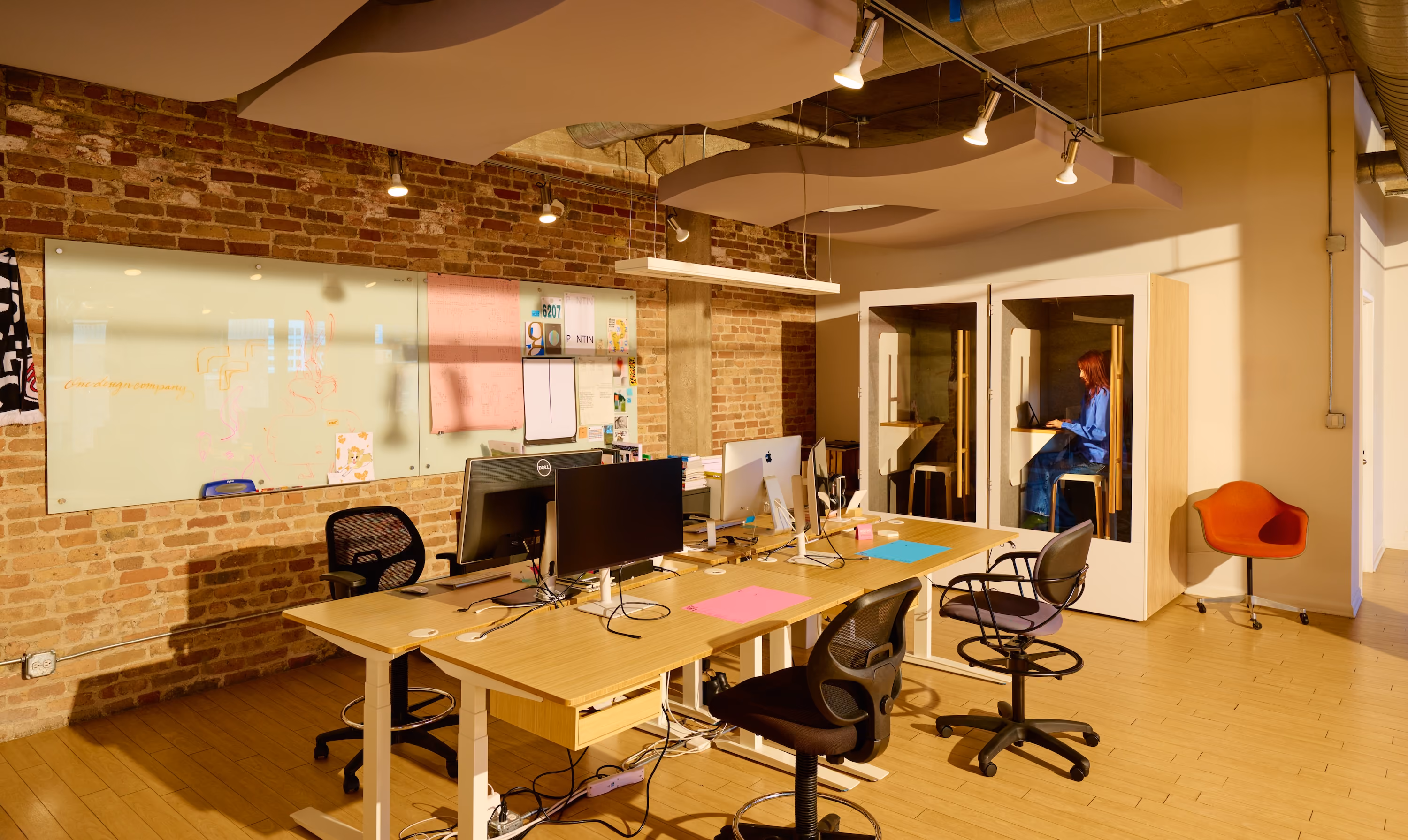 Private office and phone booth space at Two Thirty