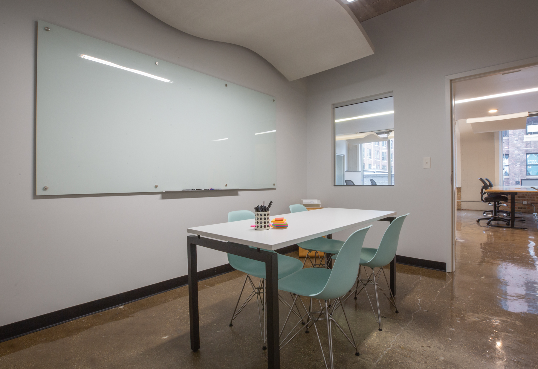 Detail of 3:3 Private Office furnishings and supplies