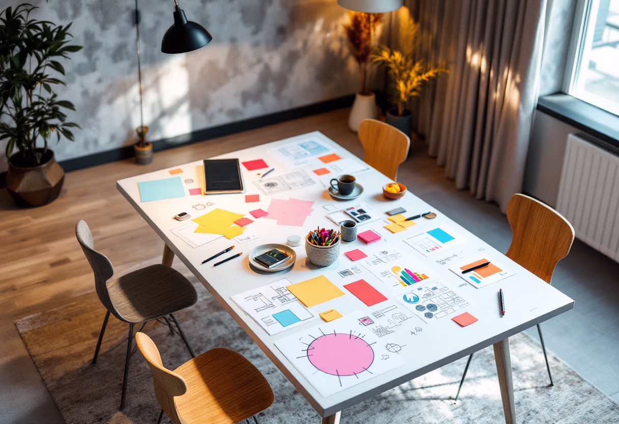 image of a person analyzing data charts (for a social media and communication)