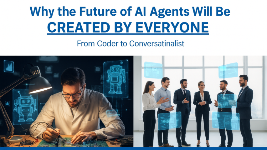 A person working meticulously and other people just talking