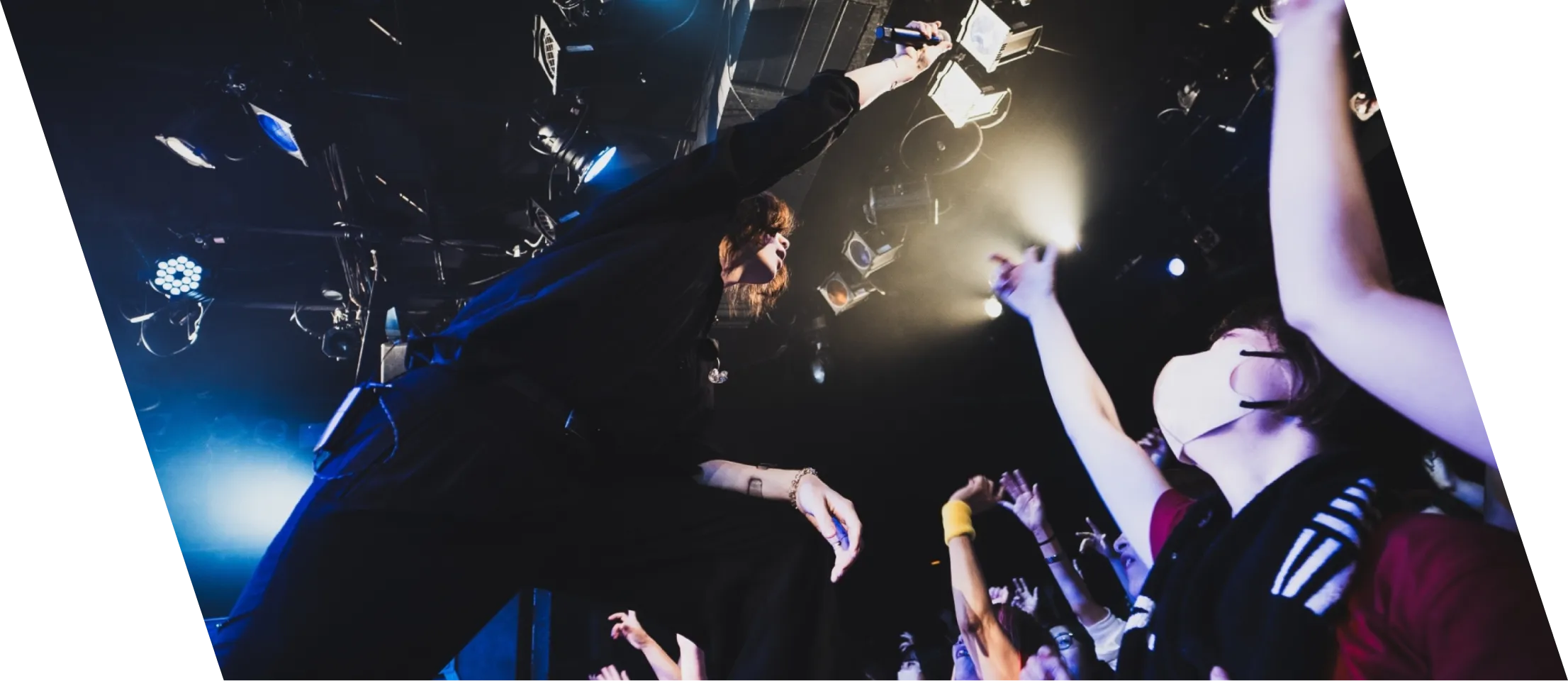 ライブ 人 手をあげる