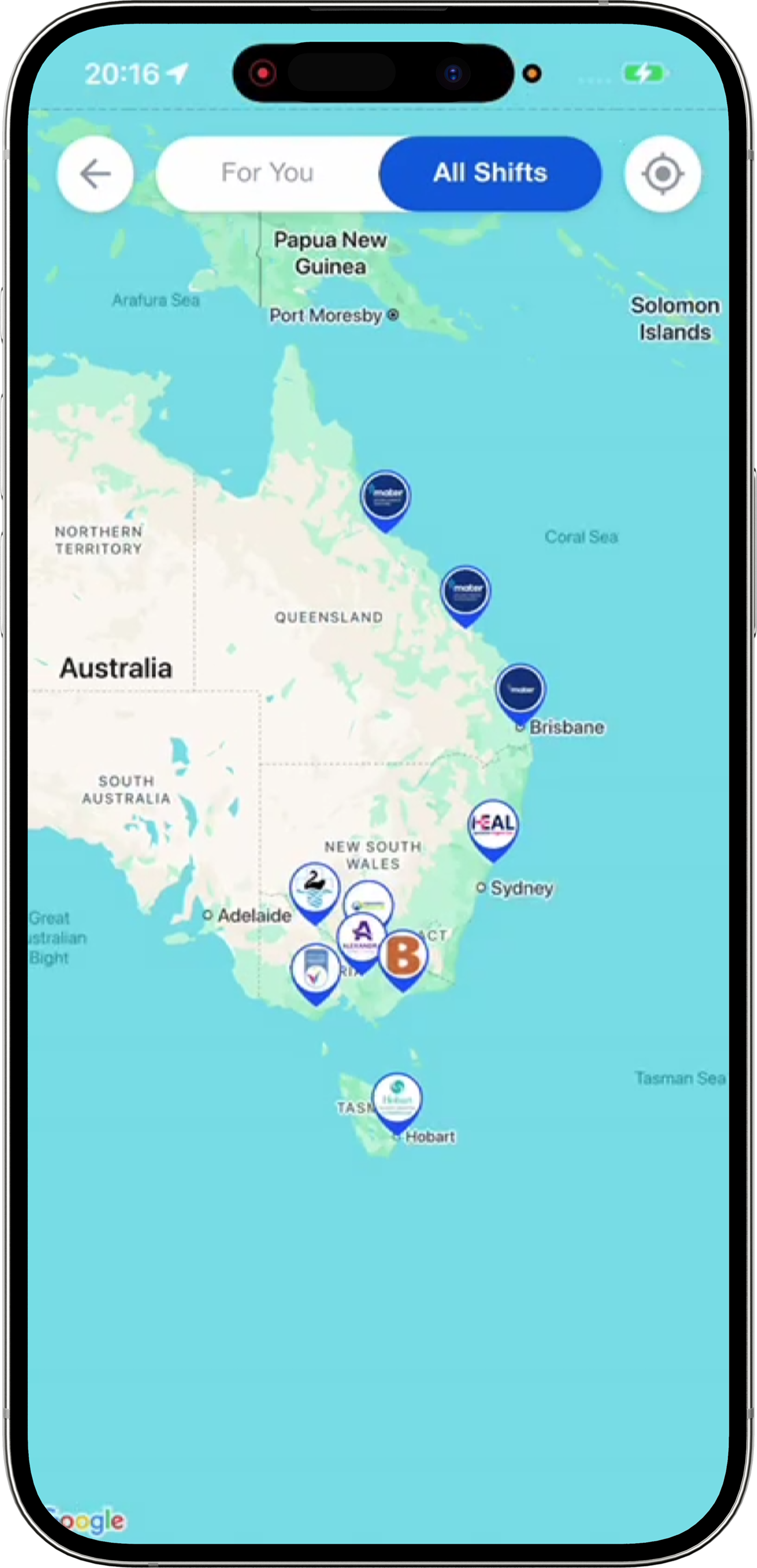 Mobile screen showing a kitchen with a virtual tour badge