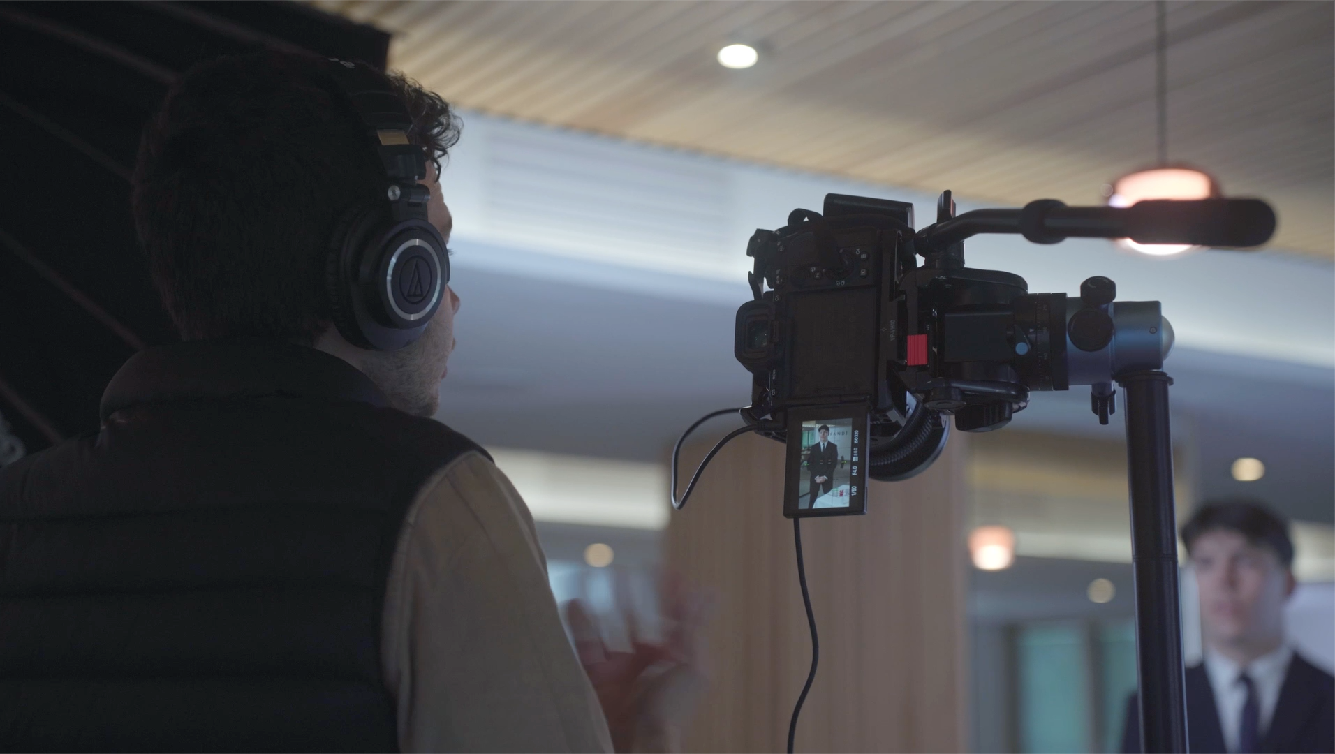 Tournage corporate en entreprise avec l’équipe Skiveo à Rennes.