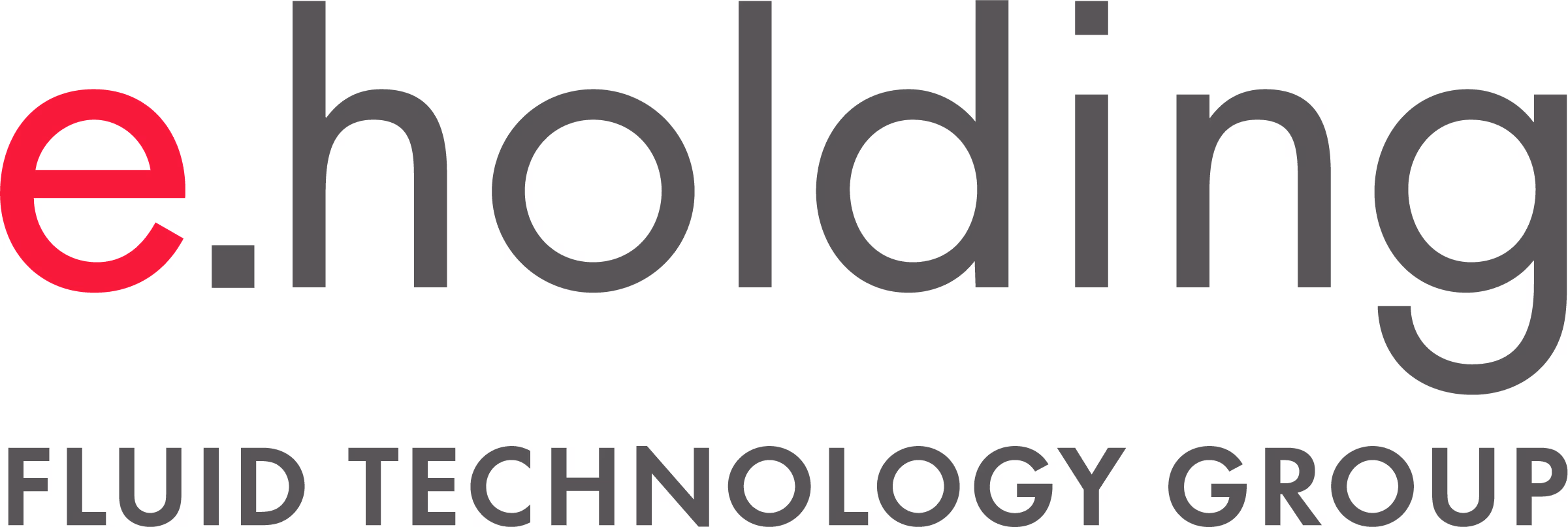 Logo der Firma e.Holding Fluid Technology Group.