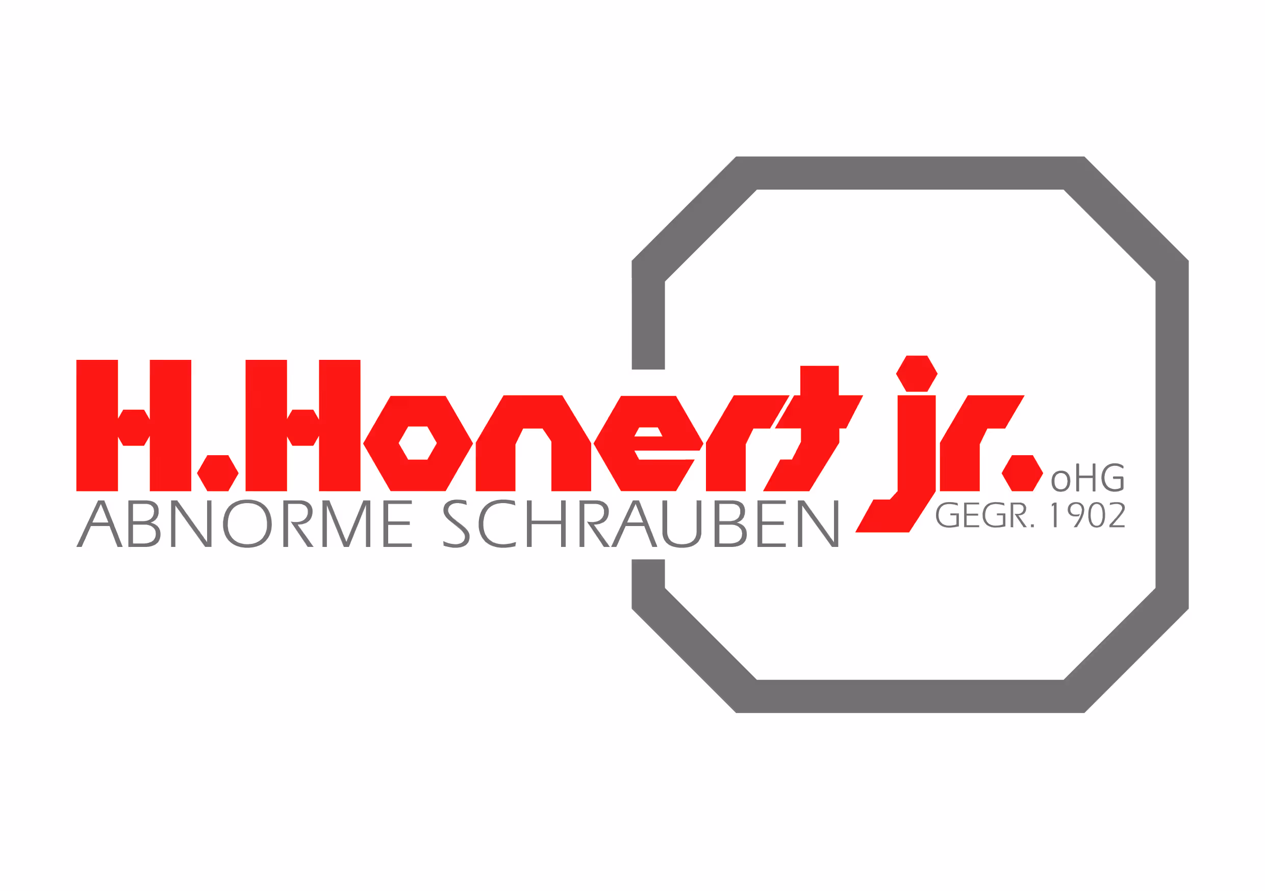 Logo der Firma H.Honert - abnorme Schrauben.